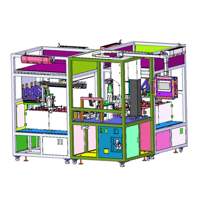 Automatic lens assembly and welding machine2