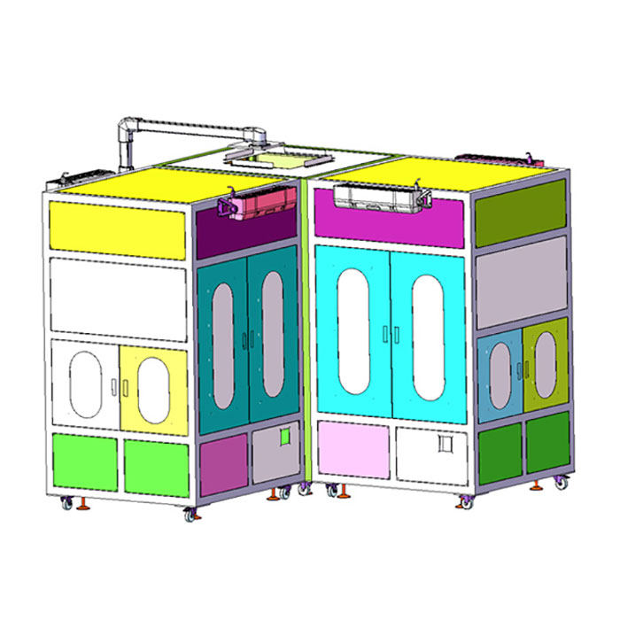 Automatic lens assembly and welding machine